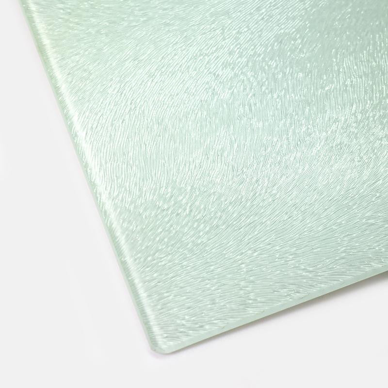 Diamond stain glass design printed on a glass cutting board great gift idea