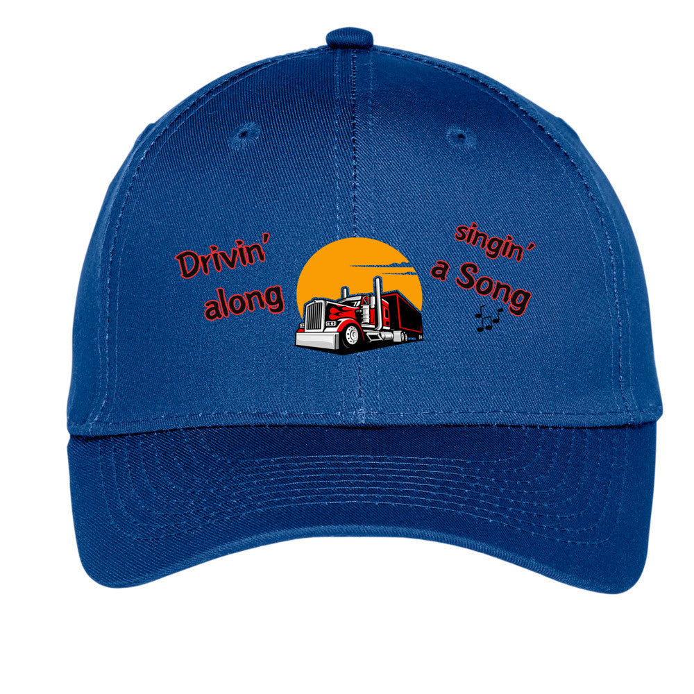 driving along singing a song hat for trucker