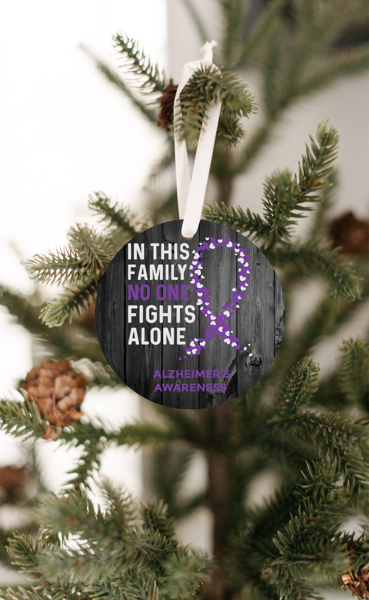 Alzheimers Awareness - ornament