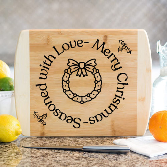 Seasoned with Love, Merry Christmas! Cutting Board