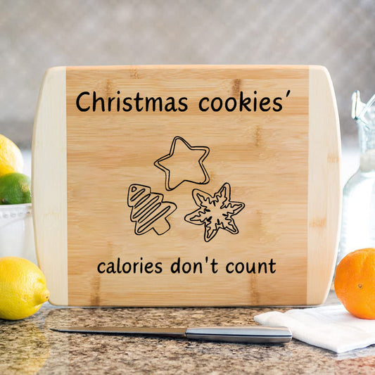 Christmas cookies' calories don't count! Cutting Board