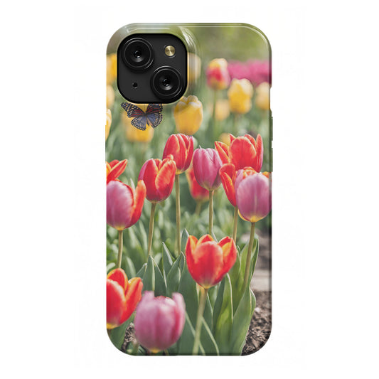 iphone 15 slim case - Tulips