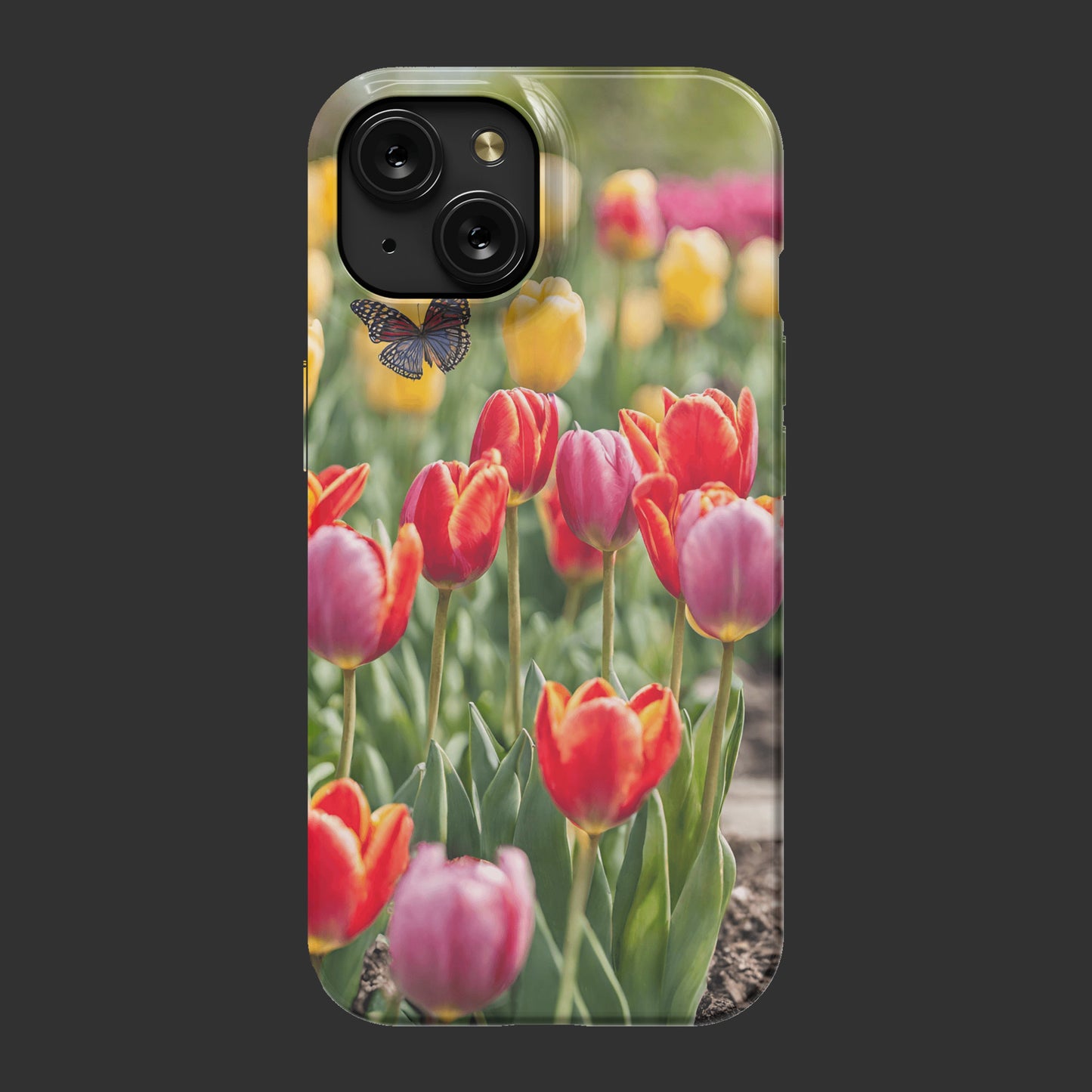 iphone 15 slim case - Tulips