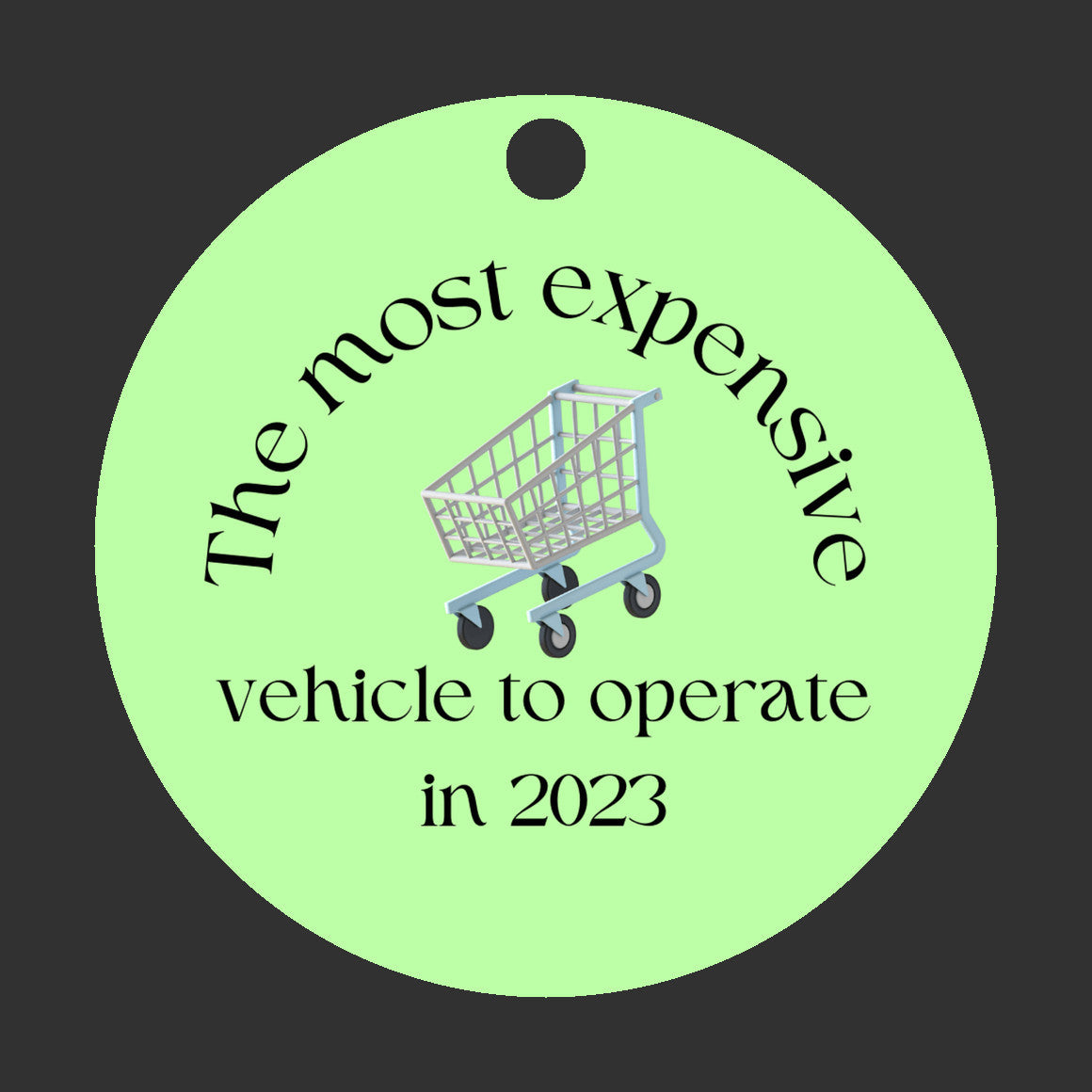 2023 Most expensive vehicle to operate - Christmas Ornament