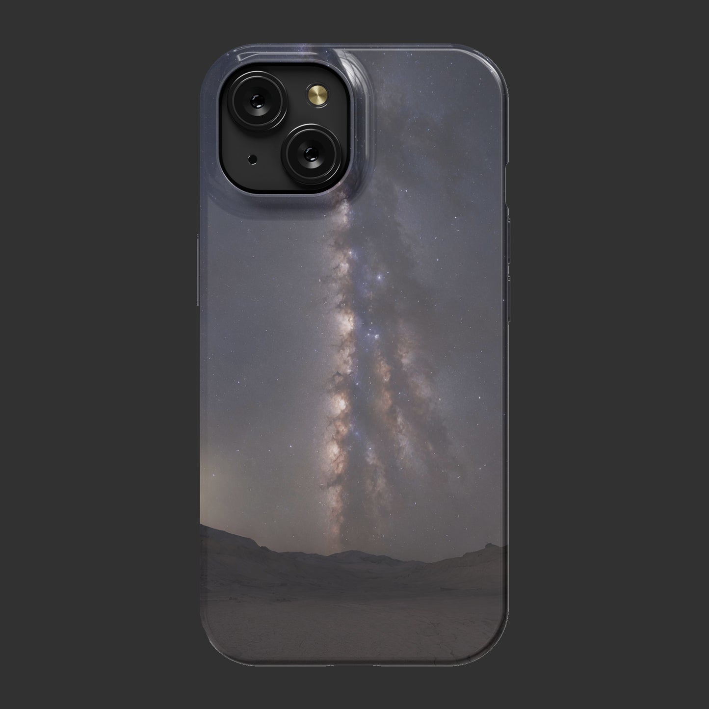 iphone 15 slim case, Milky Way design