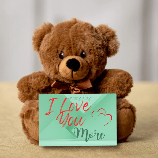 Every Day I Love You More - Teddy Bear