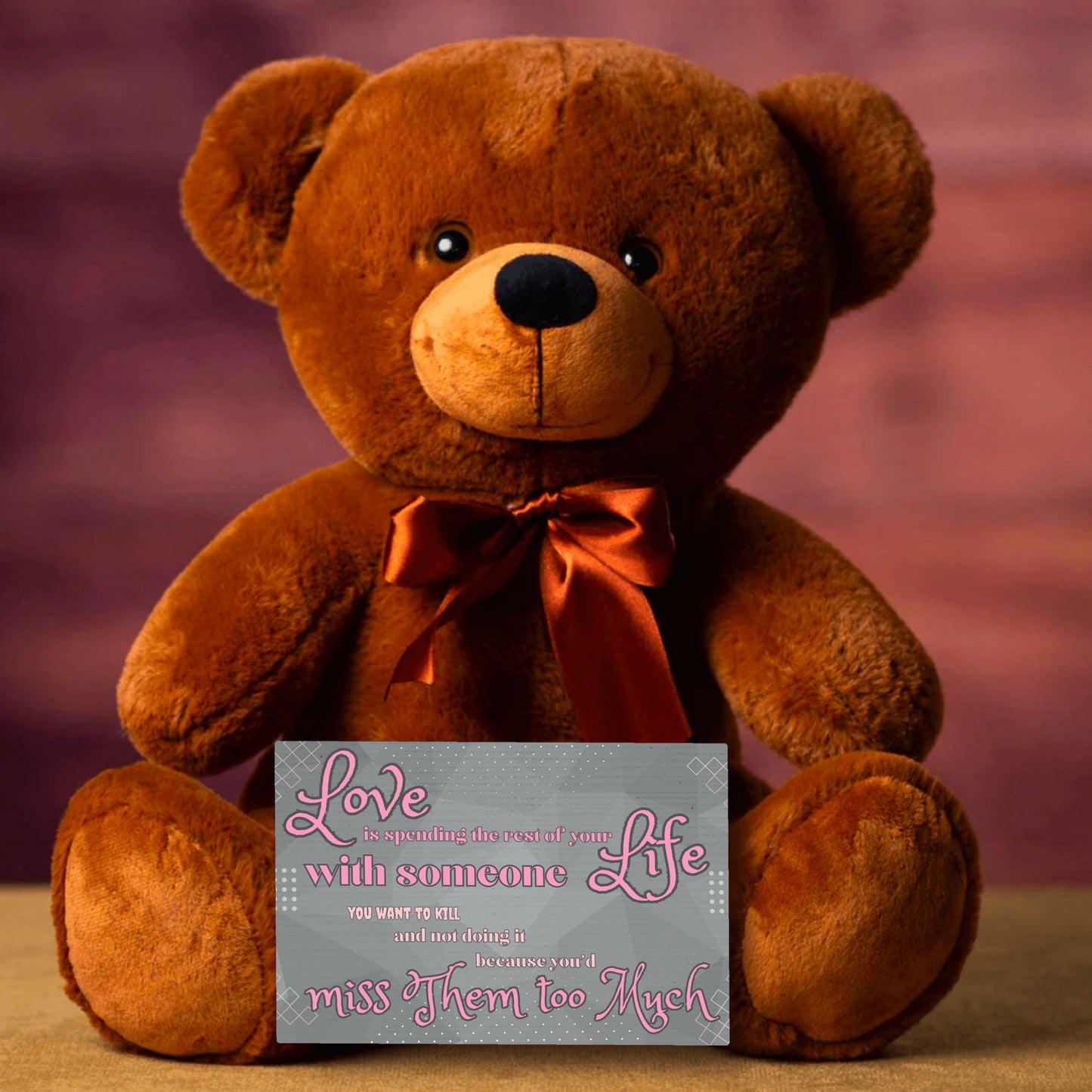 Love is spending the rest of your life with someone - Teddy Bear - funny, valentine's day, anniversary, Gift