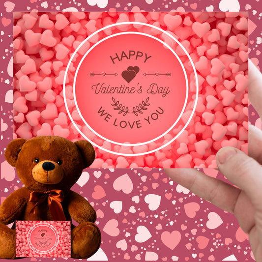 Happy Valentine's Day We Love You Teddy Bear 3 sizes