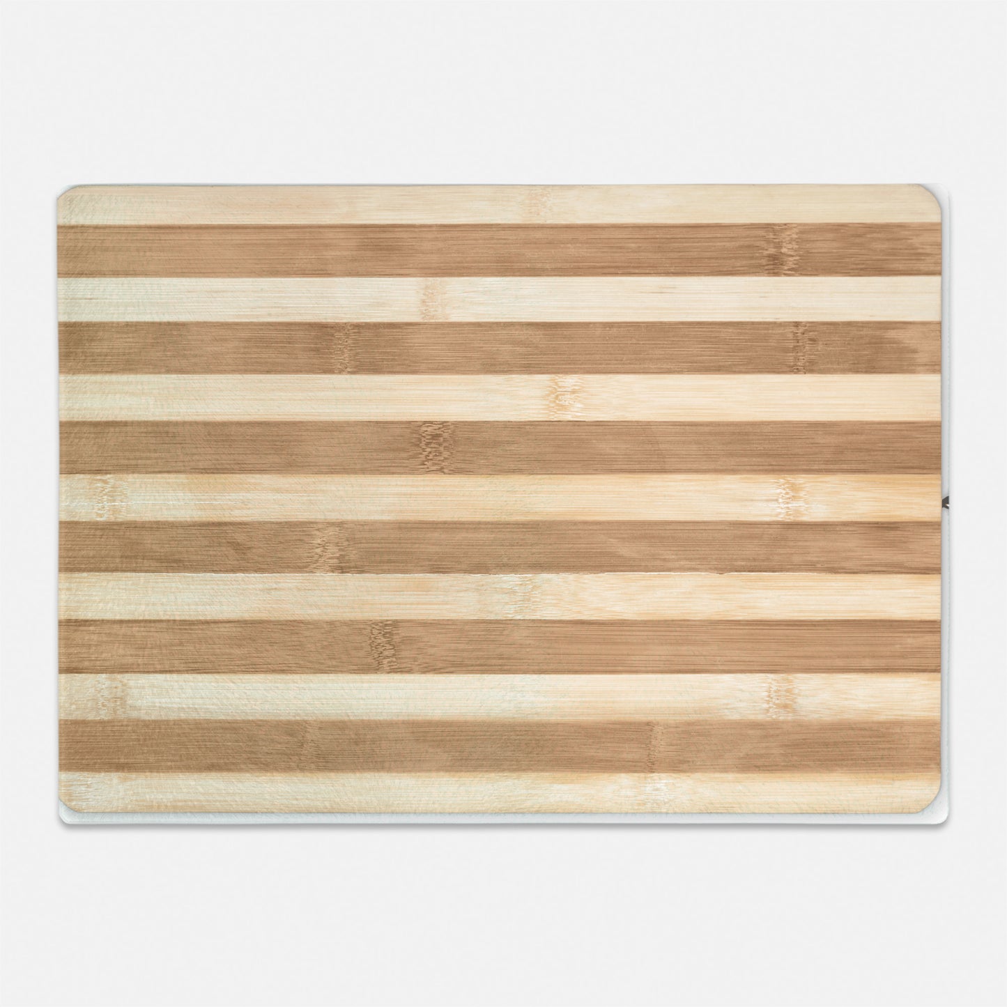 Two toned wooden cutting board image on a glass cutting board trick everyone with this great gift idea