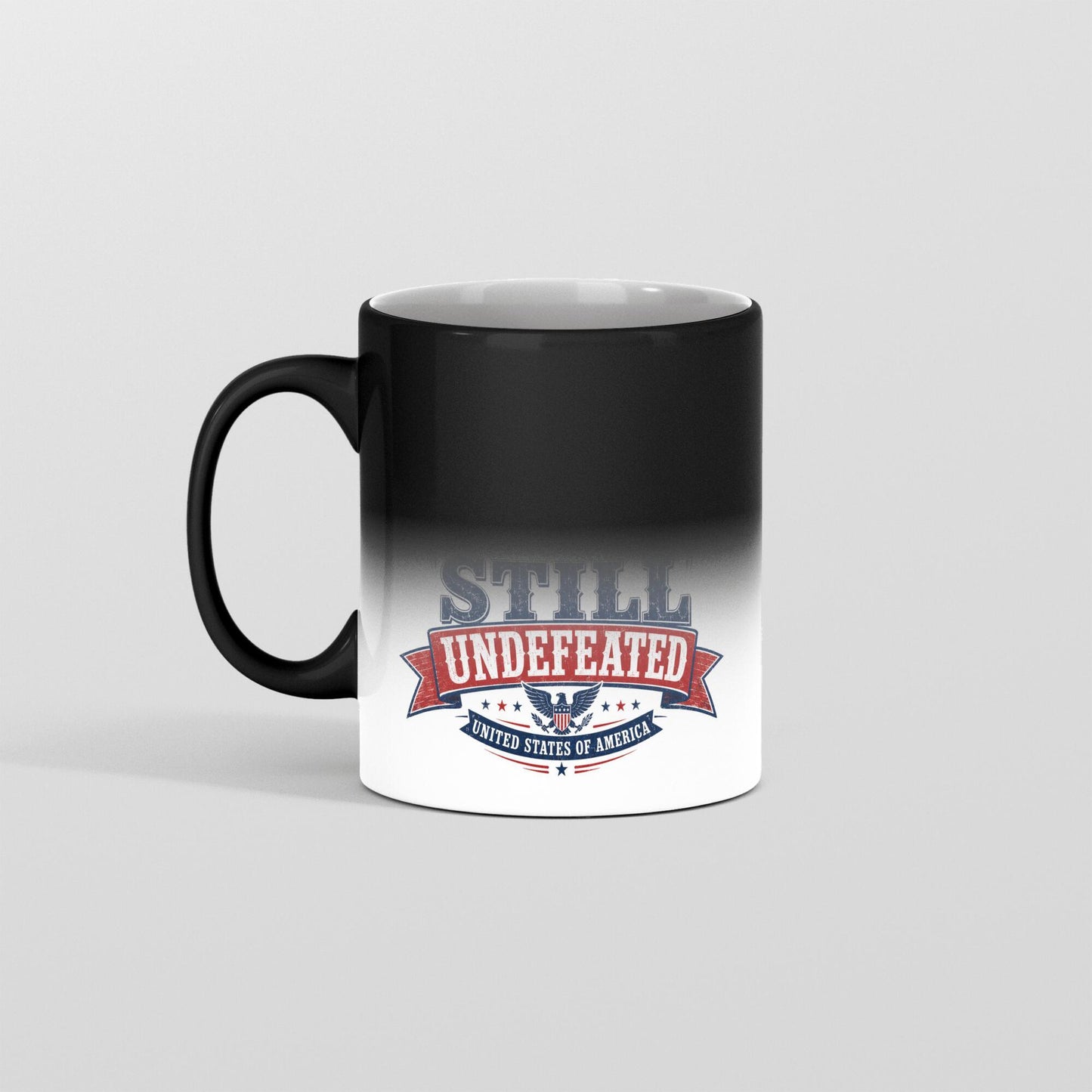 America 250 still undefeated magic black mug color changing 11 oz