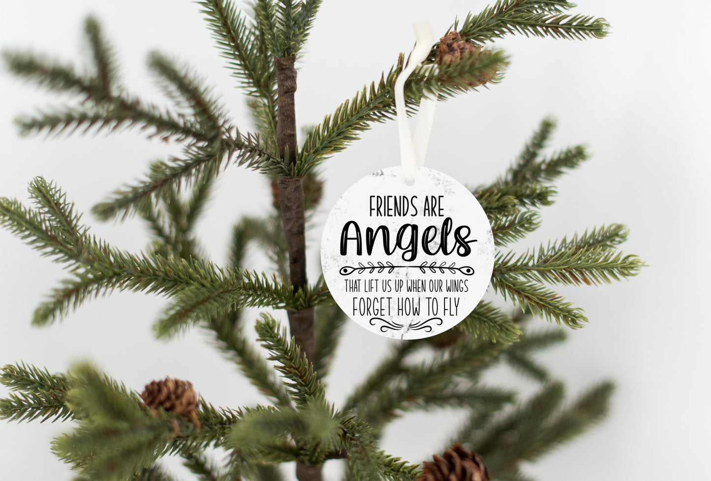 Friends are Angels -Christmas Ornament