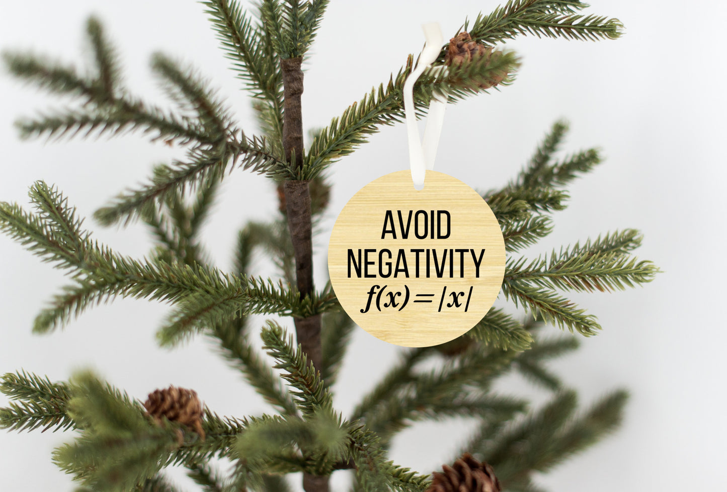 Math, avoid negativity - Ornament