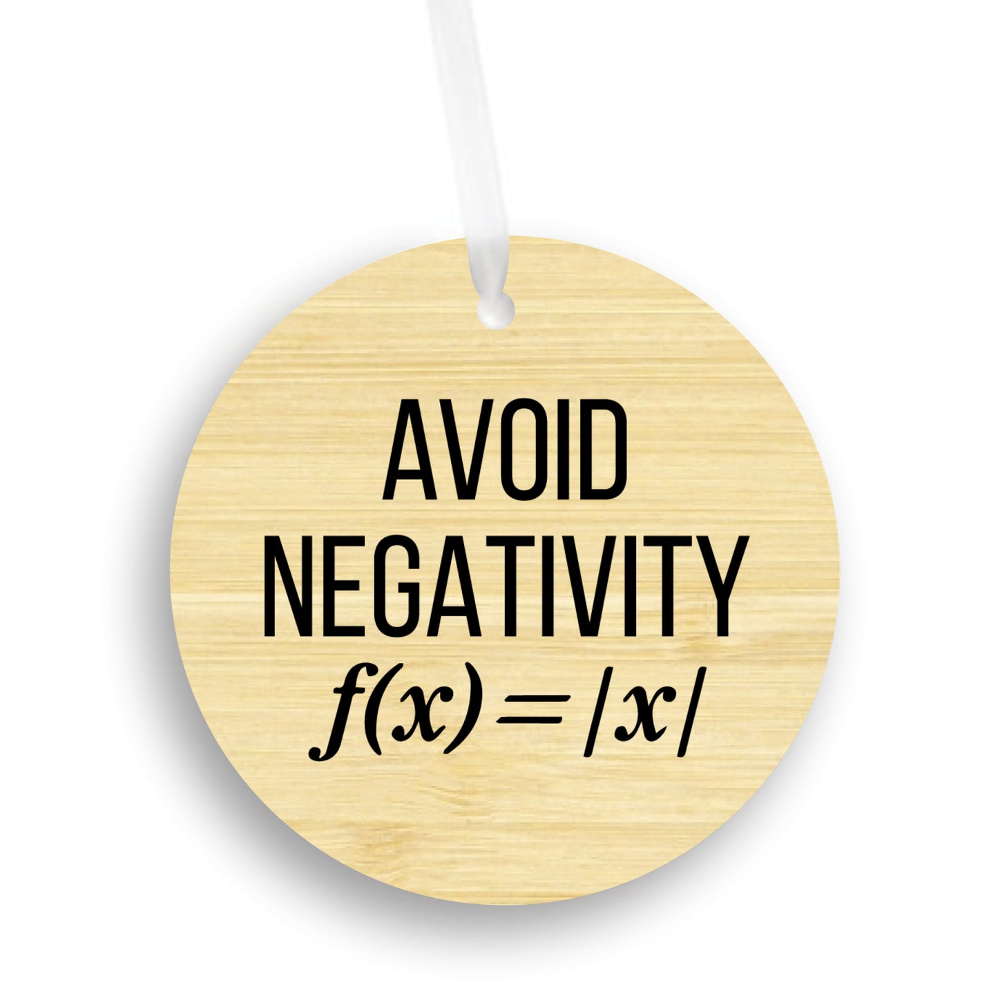 Math, avoid negativity - Ornament