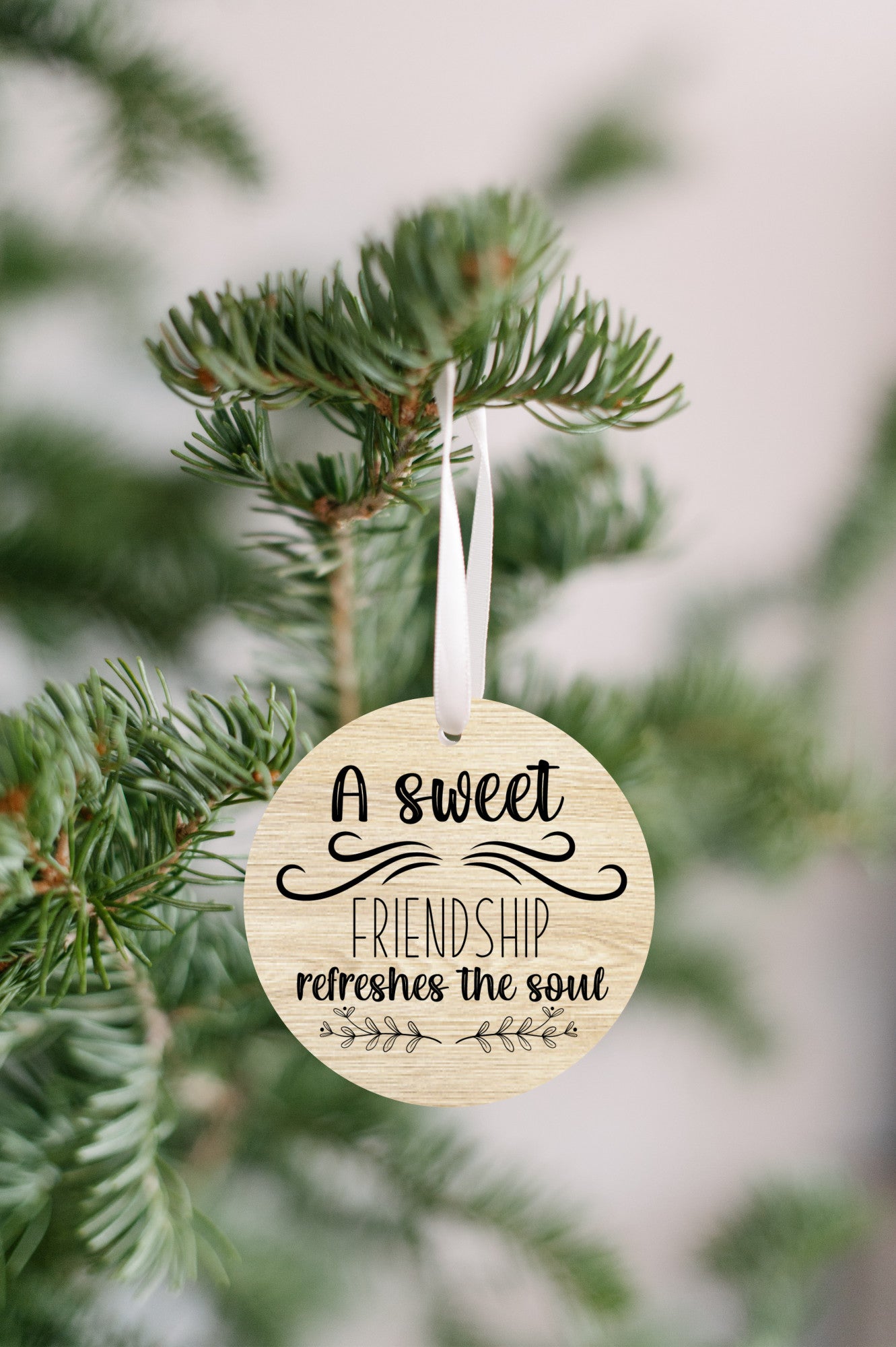 a sweet Friendship refreshes the Soul -ornament