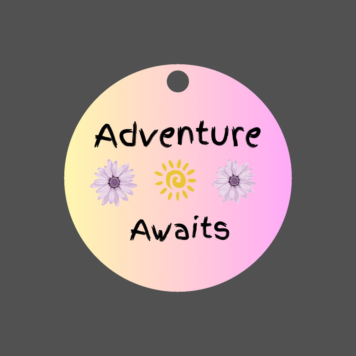 Adventure Awaits - Car Ornament