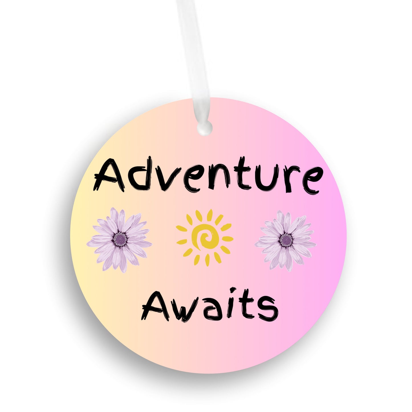 Adventure Awaits - Car Ornament