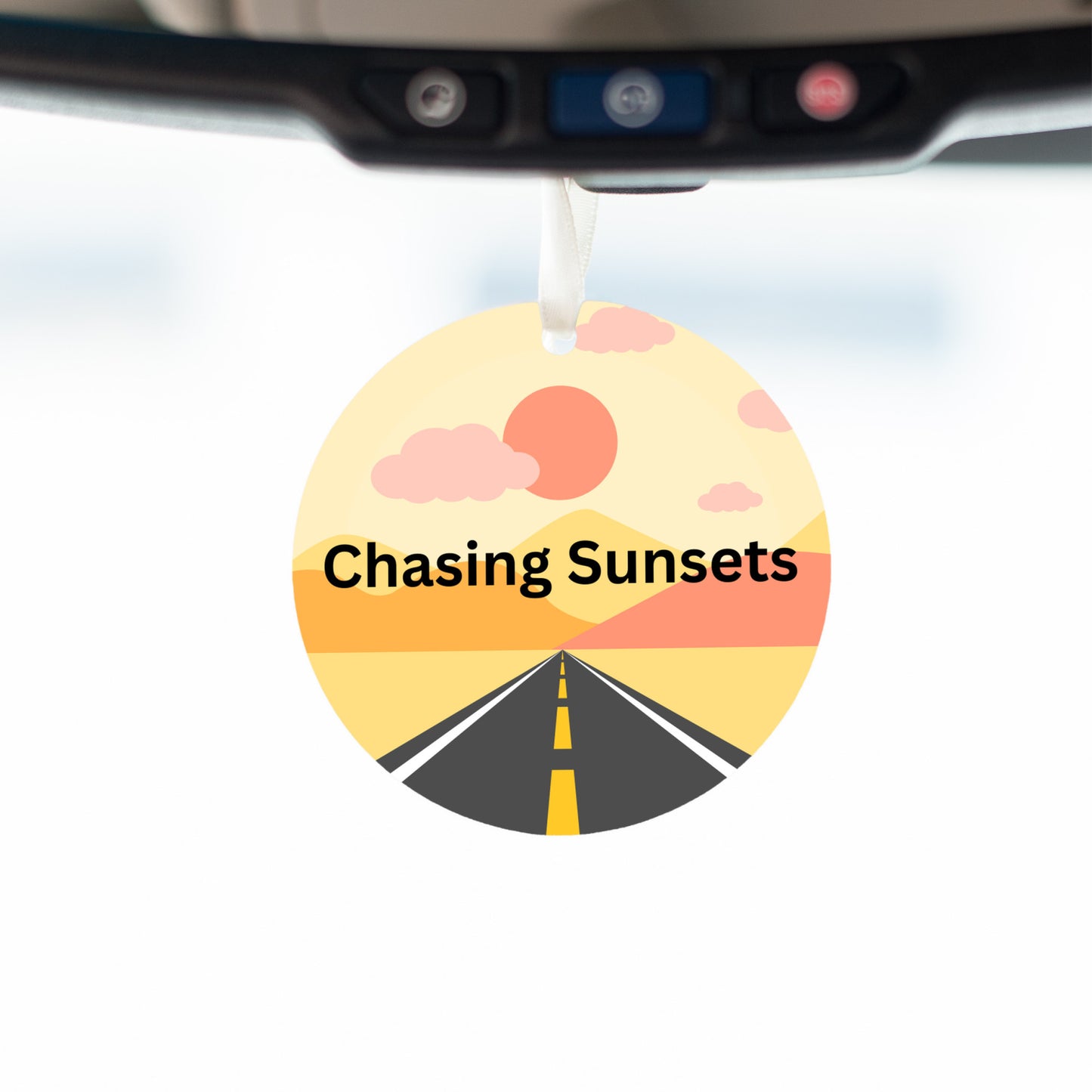 Chasing Sunsets - Car Ornament