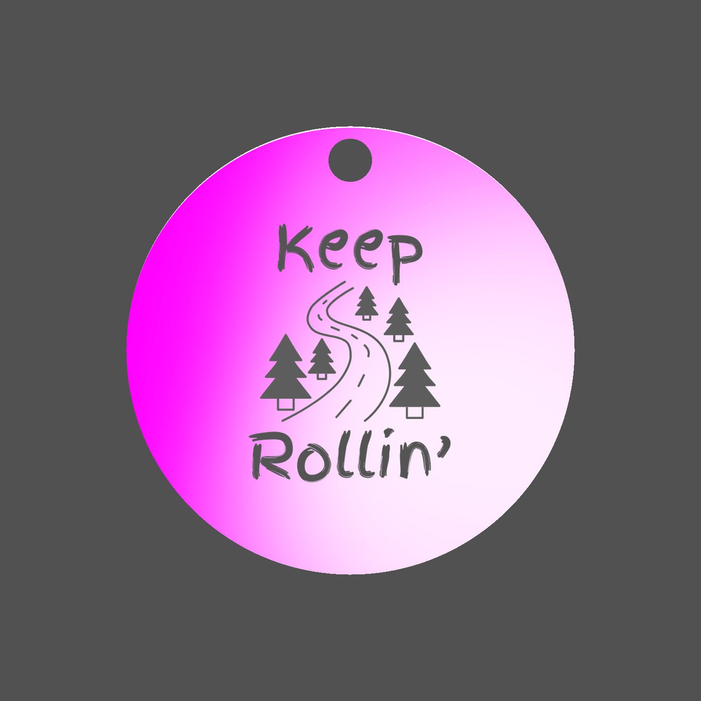 Keep Rollin' - Car Ornament