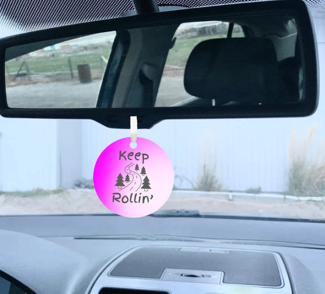 Keep Rollin' - Car Ornament