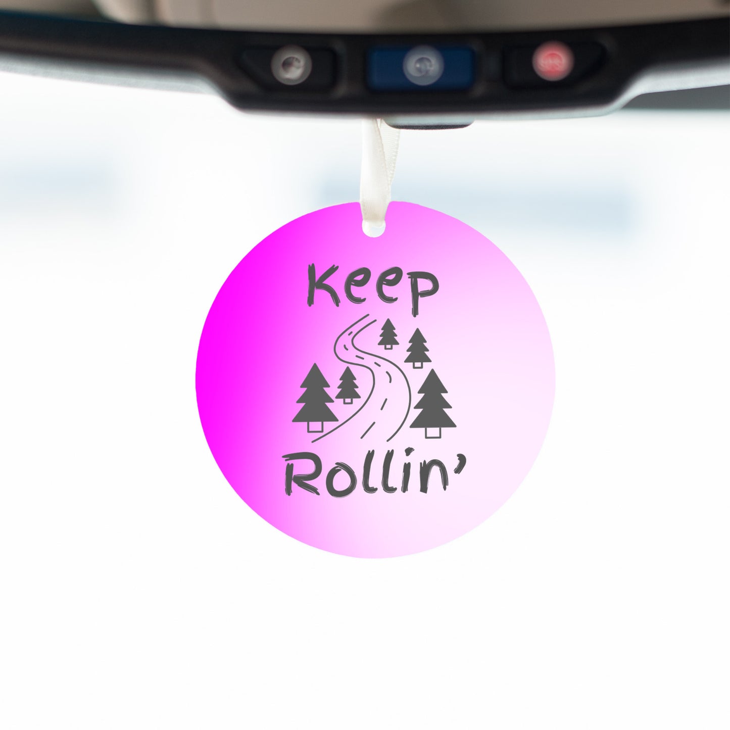 Keep Rollin' - Car Ornament