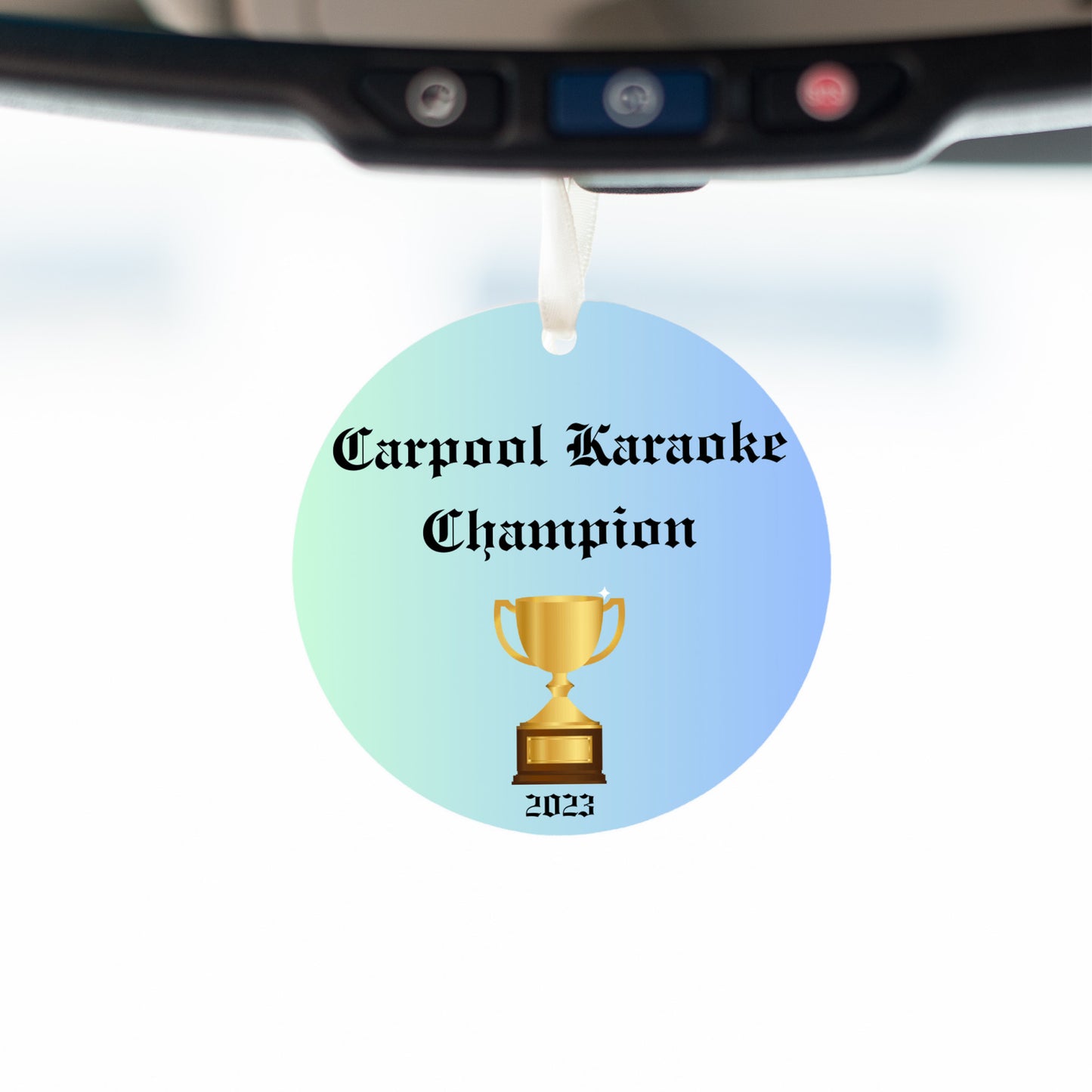 Carpool Karaoke Champion 2023 - Car Ornamate