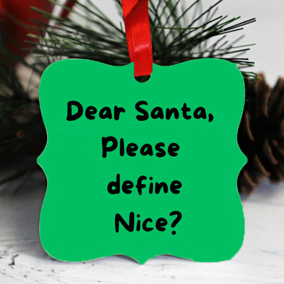 Dear Santa, Please define nice?