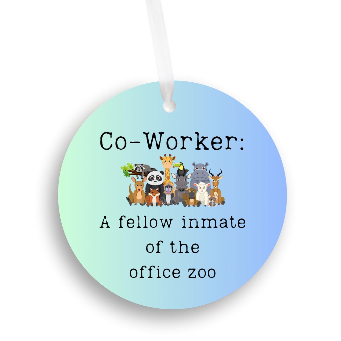 CoWorkers - A fellow inmate of the office zoo, Christmas Ornament
