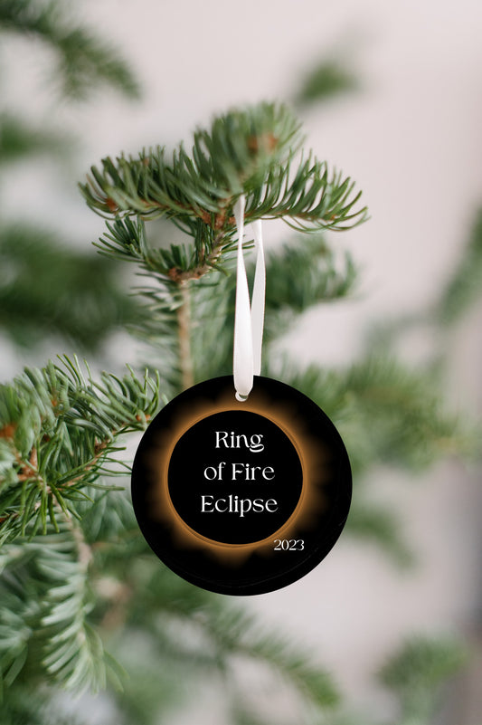 Ring of Fire Eclipse 2023 - Christmas ornament