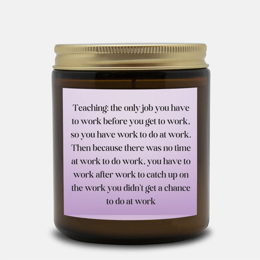 Teaching: definition - Candle 9 oz